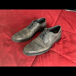 Mens Cole Haan Dress Shoes Grey sz 13 EUC